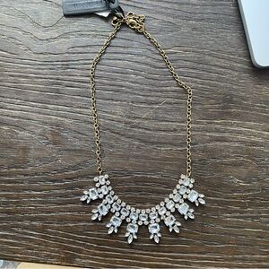 J. Crew Clear Crystal Necklace